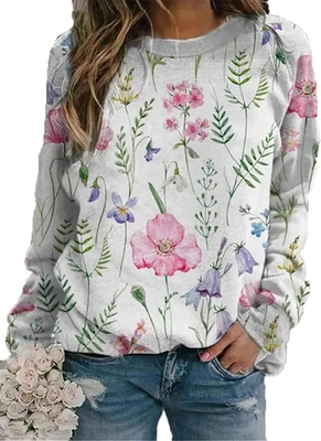 acheter Vêtements de printing de sublimation floral pour femmes Vêtements vintage en peluche online manufacture