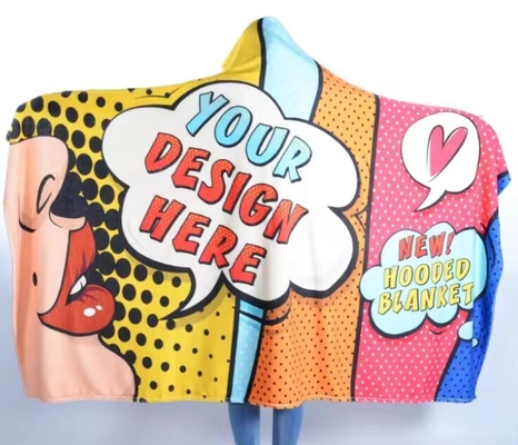 acheter Une couverture en polyester à capuche chaude et chaude online manufacture