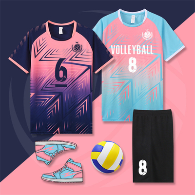 acheter Uniforme de volley-ball pour hommes et femmes sur mesure imprimé été séchage rapide maillot de volley-ball respirant online manufacture