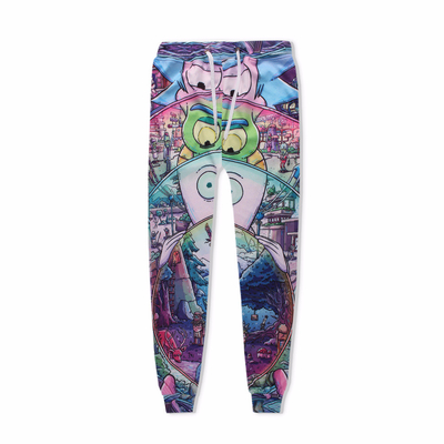 Pantalons de survêtement à sublimation anti-statique ODM Type de taille moyenne Logo imprimé sur jambe