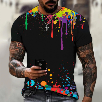 T-shirt anti-rétrécissement pour hommes surdimensionné T-shirt sublimation complète Longueur de hanche