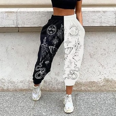 Sublimation partout sur les pantalons de sport imprimés