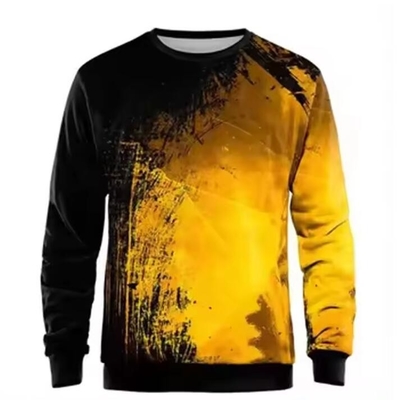 Logo personnalisé Sublimation imprimé pull à manches longues Style de vêtements de rue
