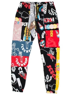 Confortables toute saison Sweatpants sublimation Lavé à la machine mélange polyester coton
