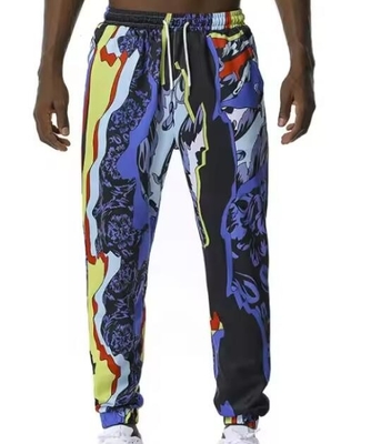 Pantalon de course à la mode en coton sublimé Pantalon de course imprimé