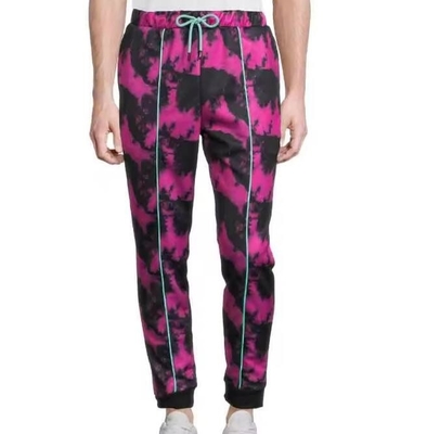 Pantalons de course à pied en sublimation masculine Pantalons de course en polyester