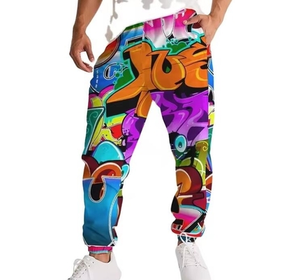 Imprimé en entier Sublimation Street Homme Sweatpants surdimensionné