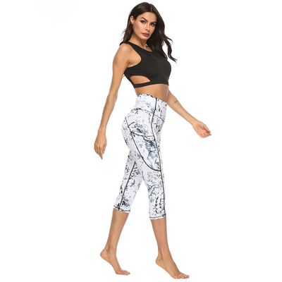 Femmes haute taille de loisirs de fitness pantalon de yoga avec poches contrôle du ventre