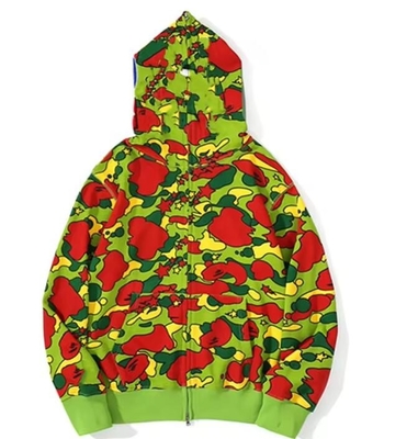 Camo personnalisable avec fermeture à glissière sur le visage 100% coton
