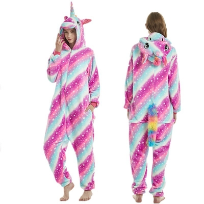 Coiffure en flanelle avec imprimé animal Pyjama surdimensionné Hoodie pour hommes Femmes couple