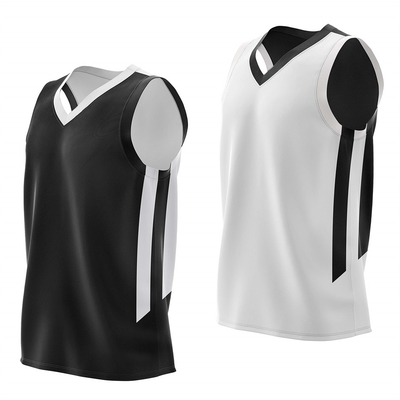Maillot de basket-ball masculin rétractable en treillis simple pour le scrimpage d'équipe