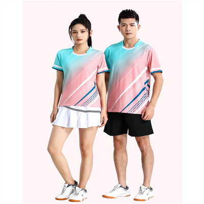 Costumes de badminton à séchage rapide pour hommes et femmes Costumes de tennis de table Costumes de balle décontractés