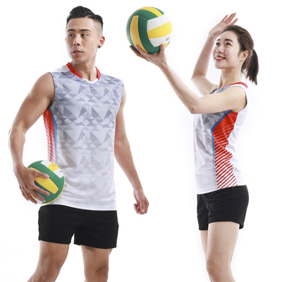 Uniforme de badminton imprimé pour hommes et femmes Volley-ball sans manches Uniforme de sport absorbant la sueur