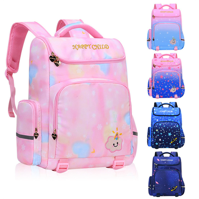 Sacs scolaires pour enfants Gradient du ciel étoilé Sacs scolaires pour élèves du primaire Protection de la colonne vertébrale