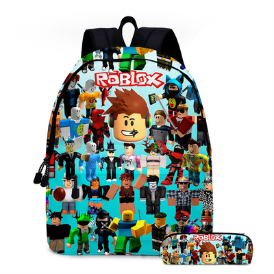3D Imprimé Cartoon Animation Sac à dos de voyage Pour les élèves du primaire et du secondaire Les enfants Sac à dos