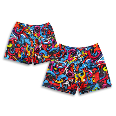 En gros Hommes Shorts de rue en coton Shorts en maille de sublimation sur mesure